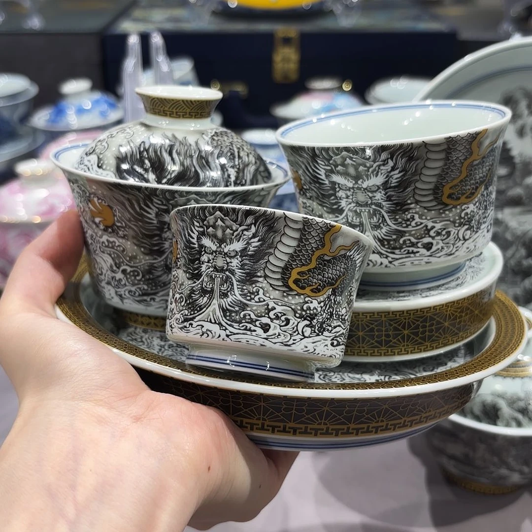 瓷片景德镇瓷器艺术半手