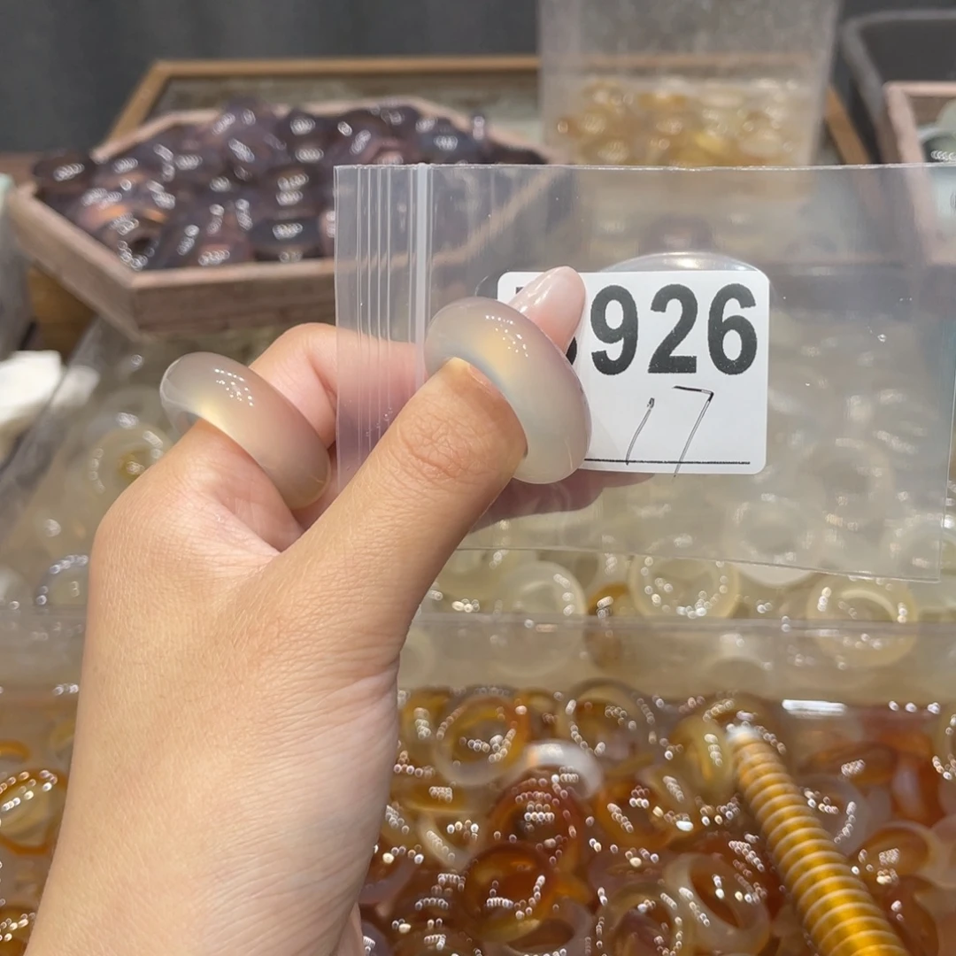 玛瑙/玉髓未镶嵌戒指926
