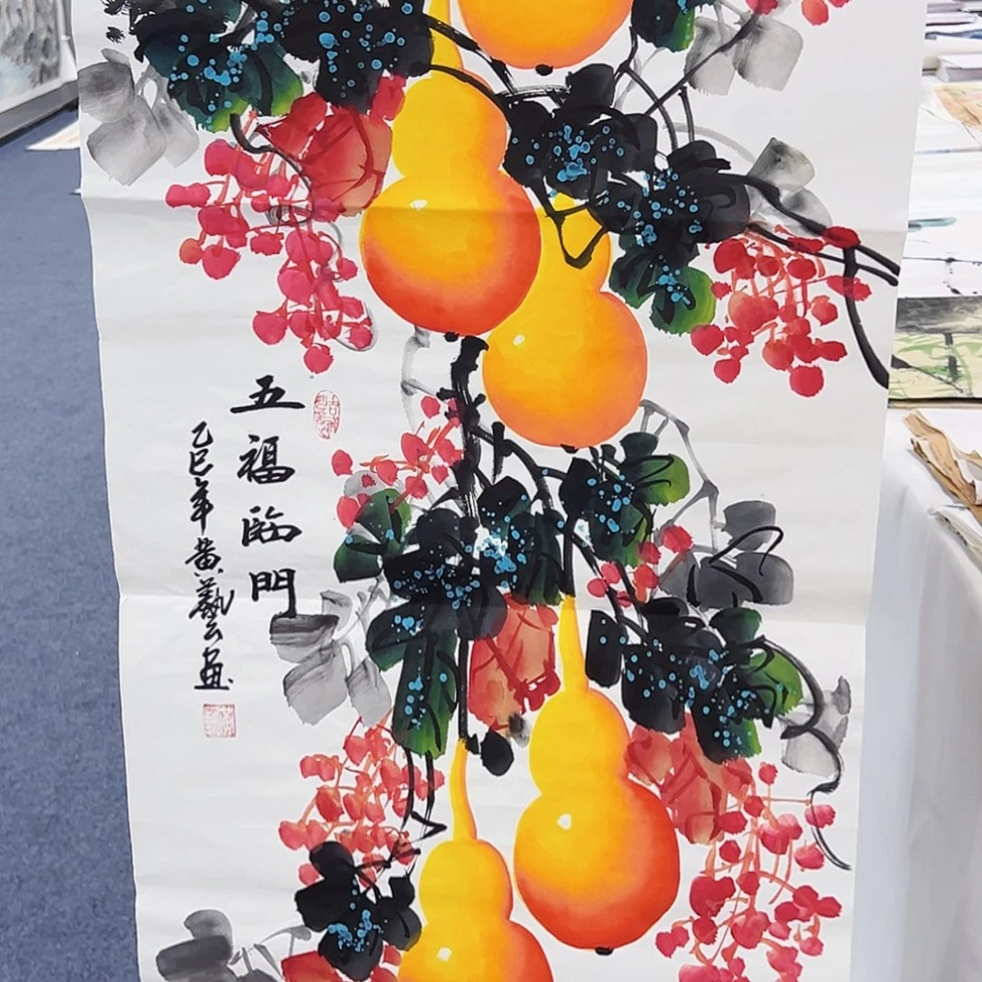 国画事事顺心如意万事如意万事