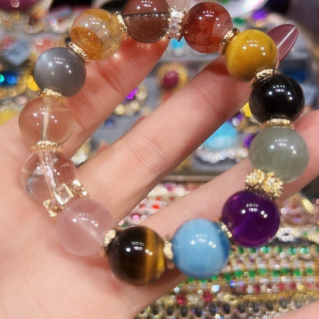 未镶嵌手链水晶多宝