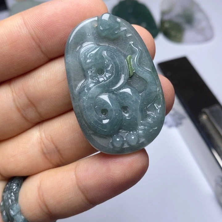 颈饰未镶嵌翡翠翡翠