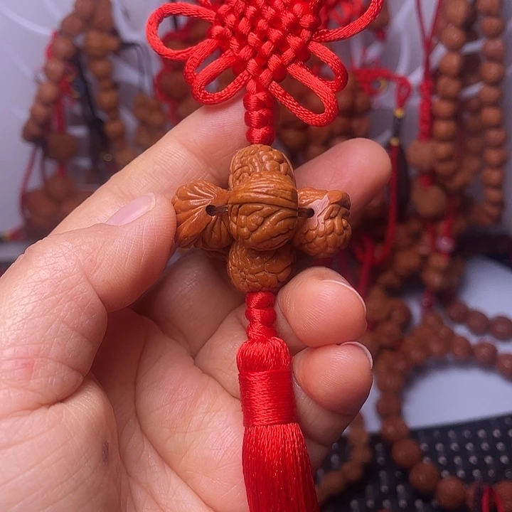 吊坠桃核龙纹桃枭