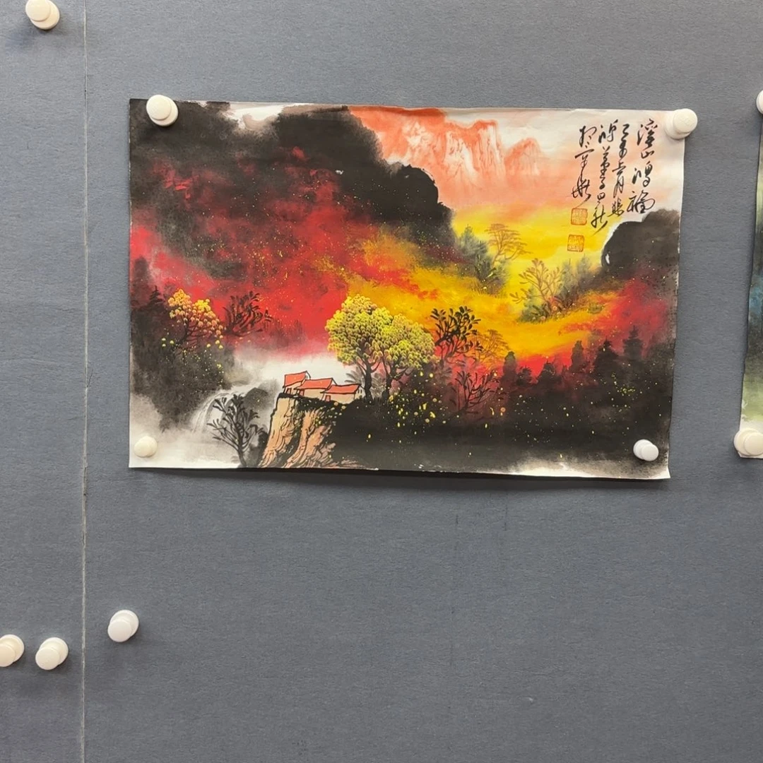 书法书法作品多次参加