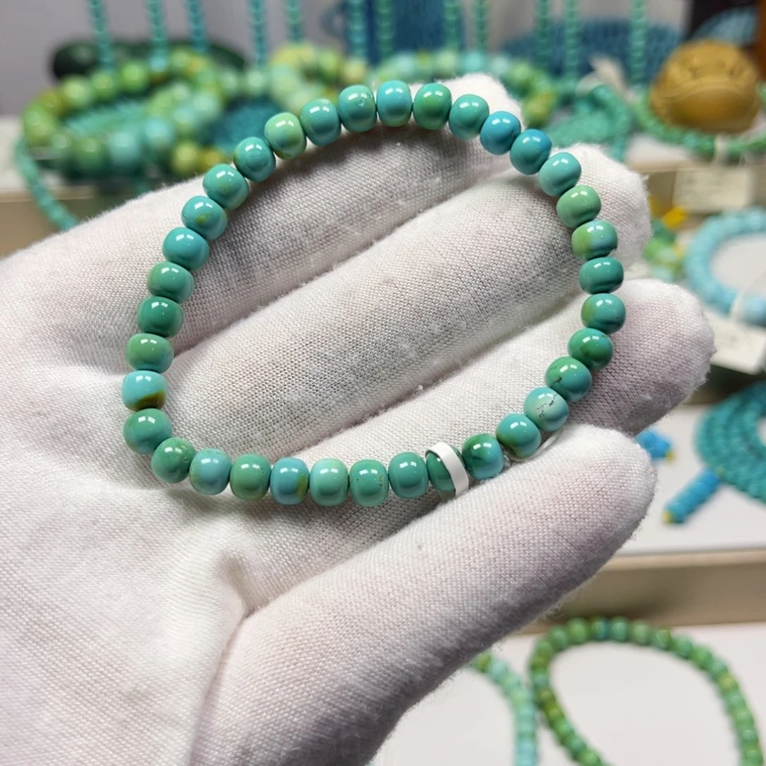 绿松石未镶嵌手链