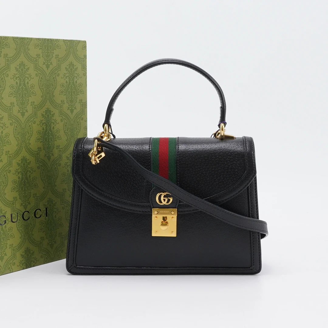 95新 GUCCI/古驰 【一号店】ophidia手提单肩包新款中号/BG23002788