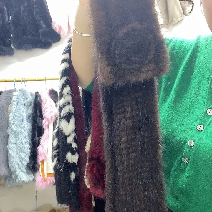 三醋酯纤维围巾156