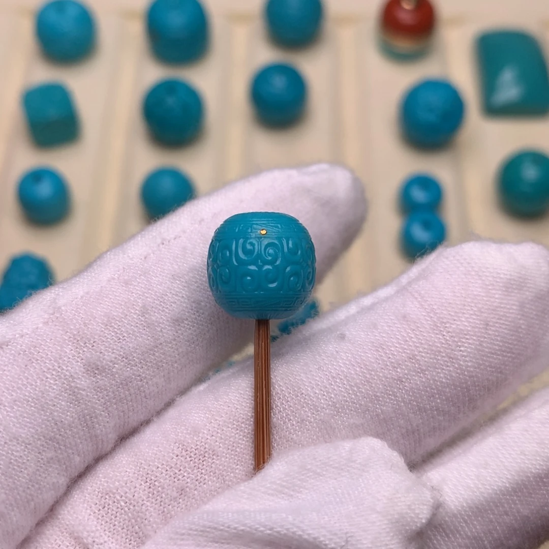 绿松石未镶嵌绿松石回纹11.8