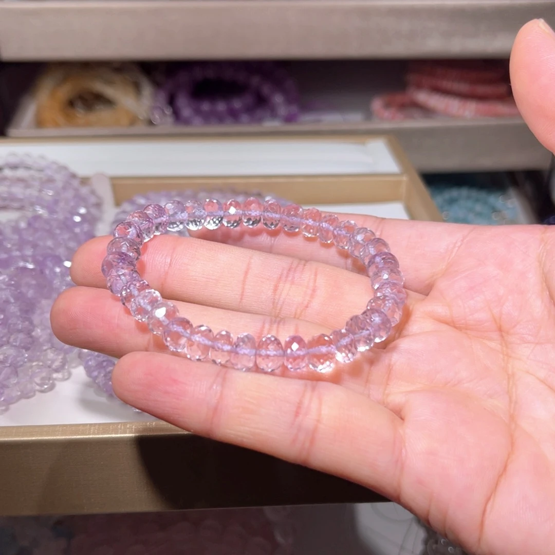 手链未镶嵌水晶紫水晶015