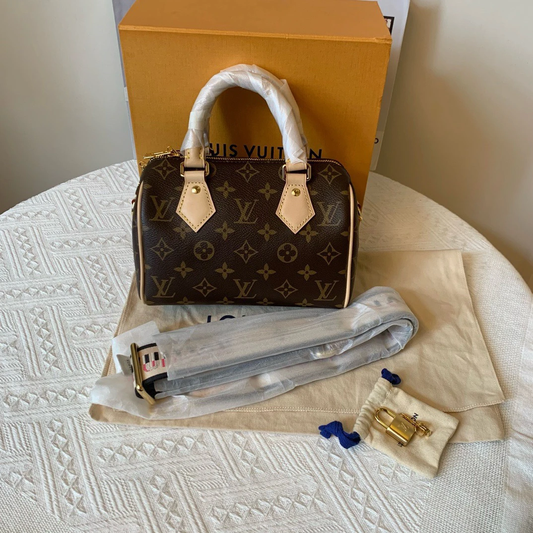 未使用 LouisVuitton/路易威登 speedy20奶茶色肩带（可调节）
