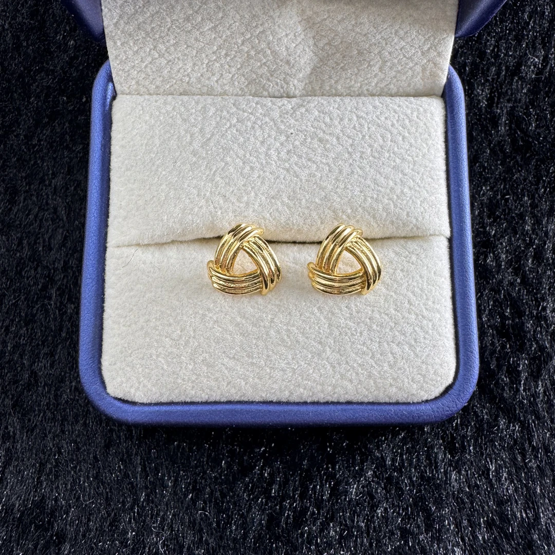 【丁老头甄选】三角几何耳钉1020