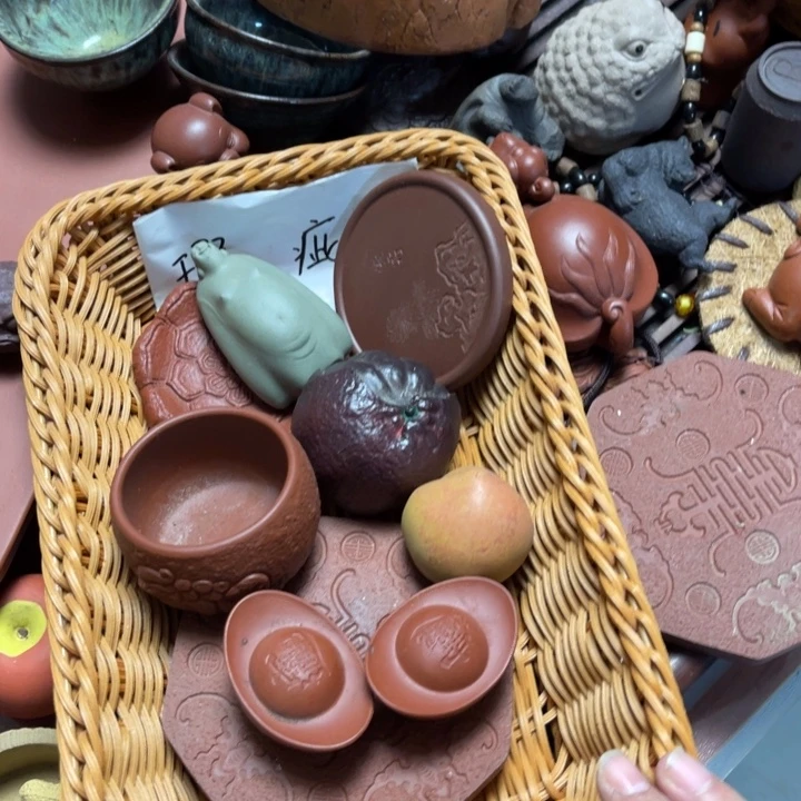 紫砂茶宠紫砂瑕疵