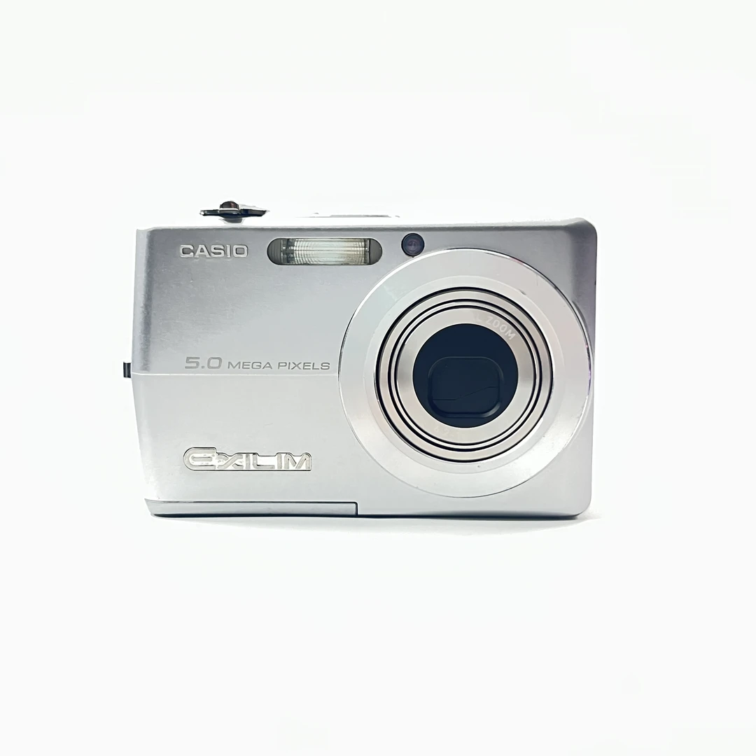 95新 Casio/卡西欧 z500奢靡银500万像素3倍变焦ccd数码相机