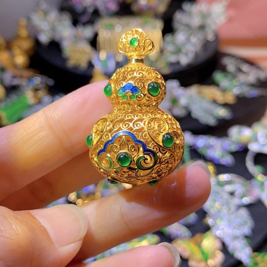 翡翠银S925镶嵌吊坠(不含链)