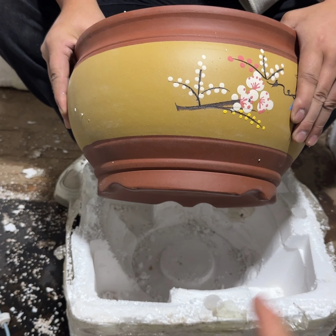 花盆段泥口径25.18口径