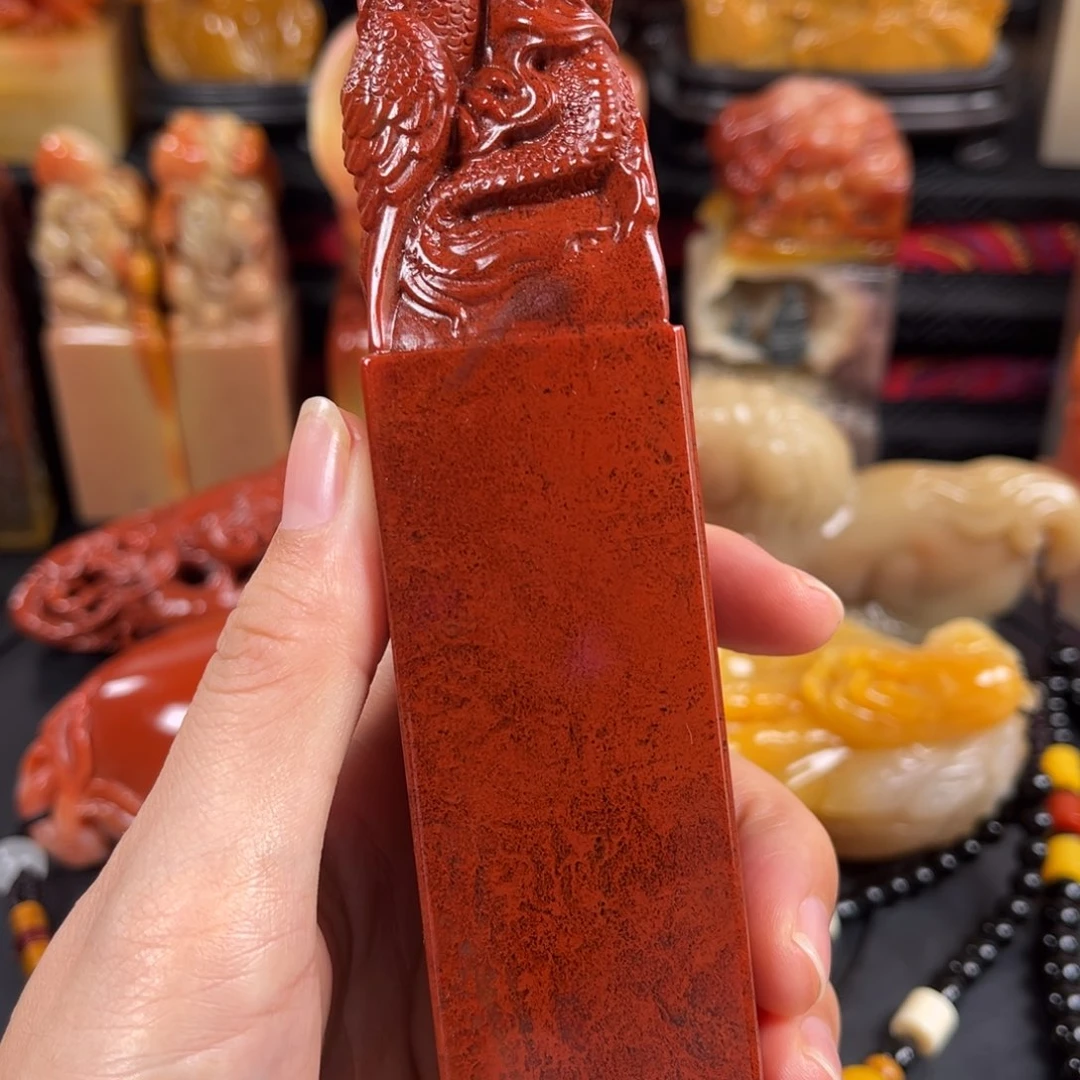 寿山石一**金寿山石印章