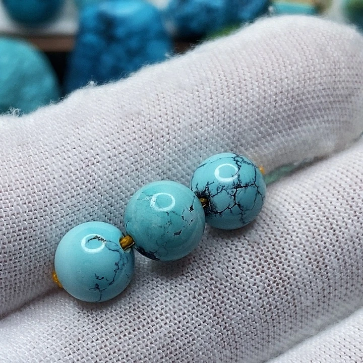 绿松石未镶嵌天然原矿 地大质检