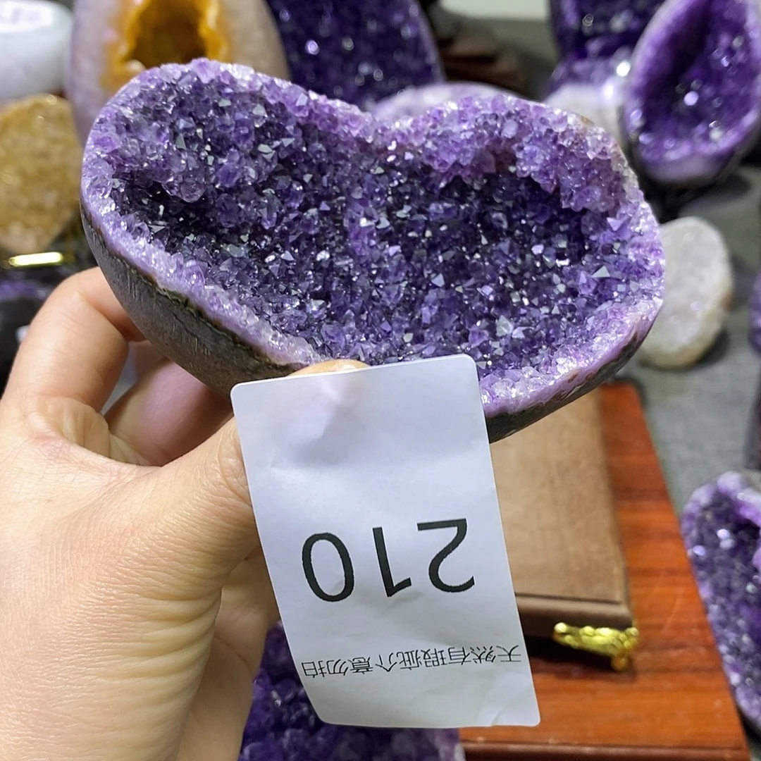 紫晶珠宝半成品未镶嵌