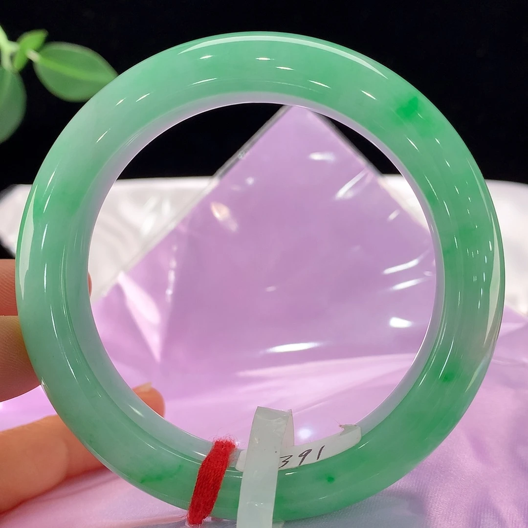 翡翠未镶嵌手镯0391