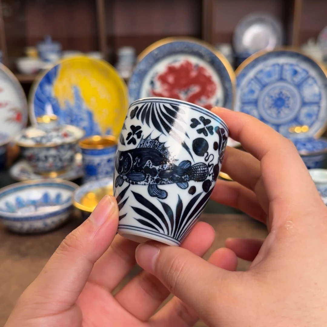 纯手工手绘陶瓷茶具
