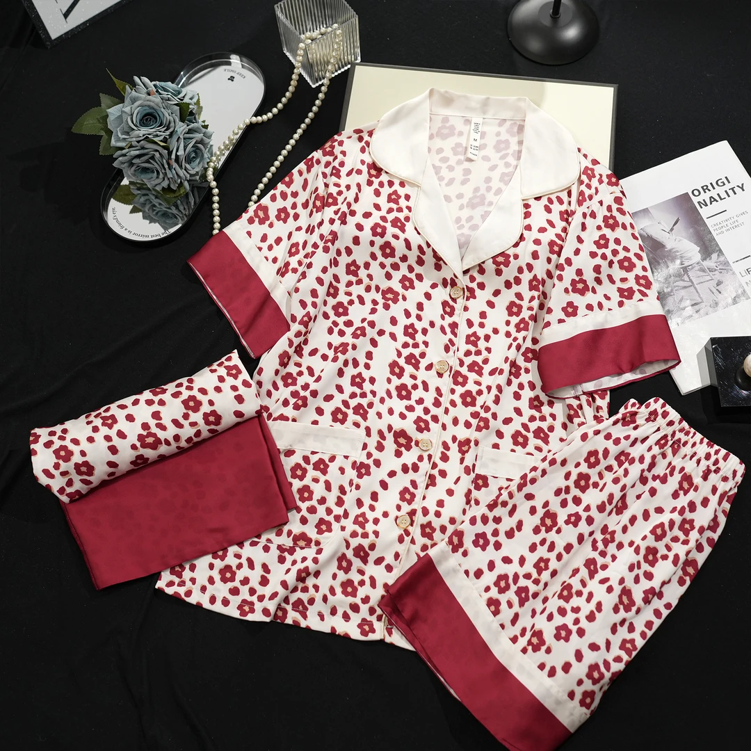 【301-329】高定系列家居服三件套睡衣套装