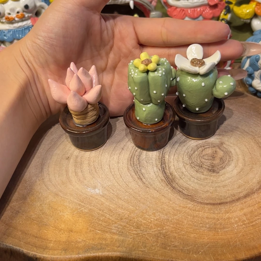 泥塑万*纯手工陶瓷摆件