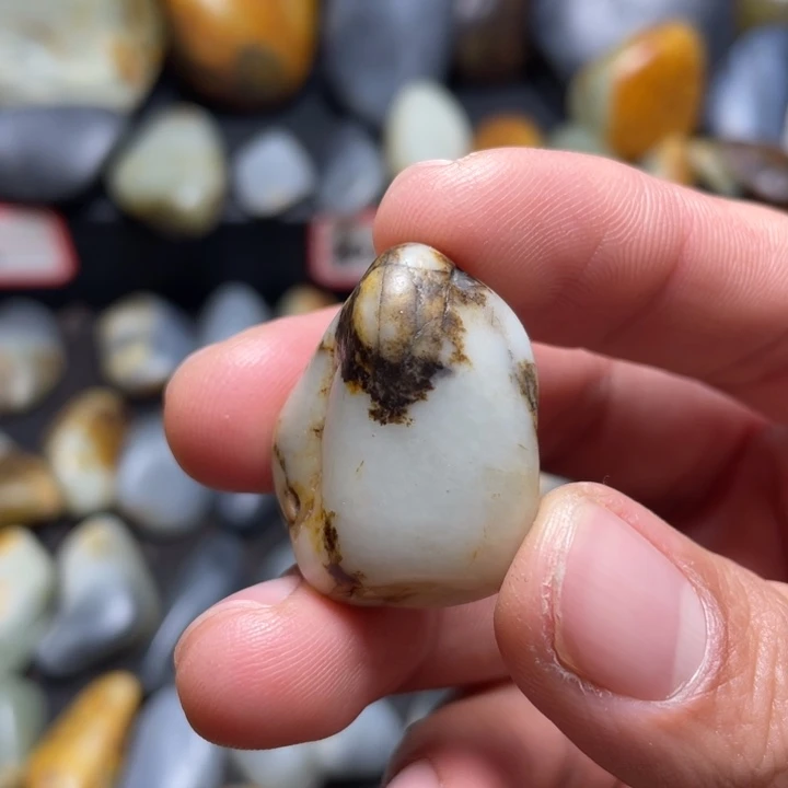 和田玉未镶嵌挂件44