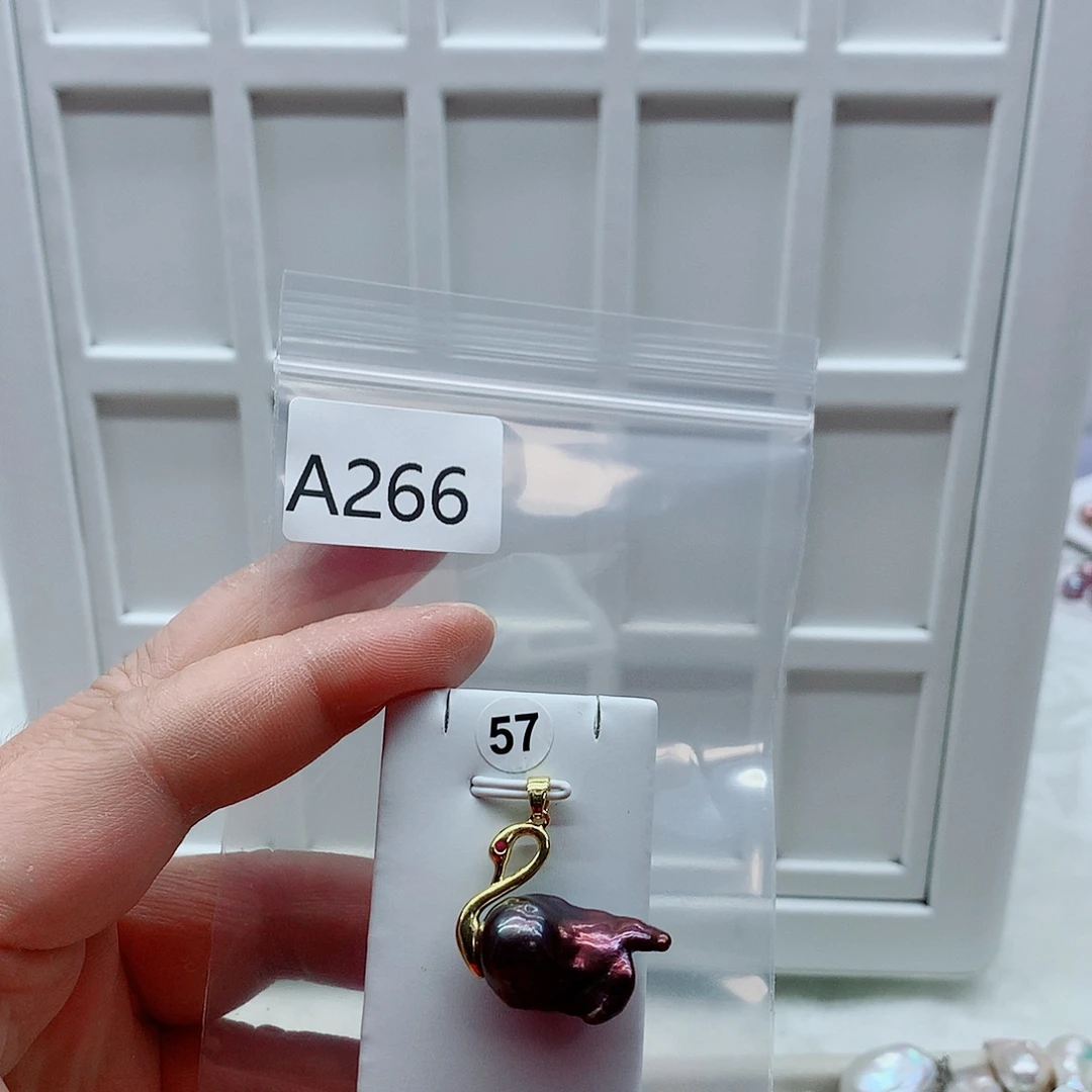 淡水珍珠合金吊坠(不含链)