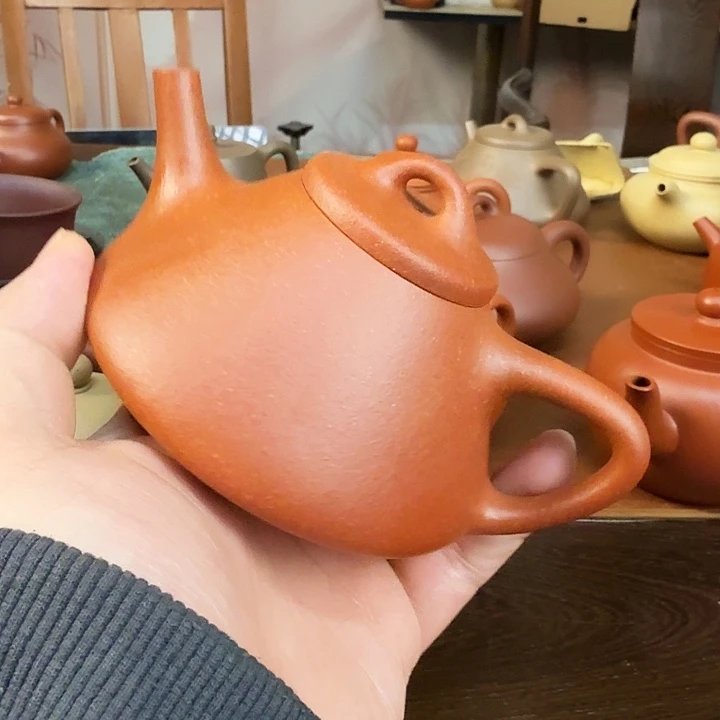 紫砂茶壶健健康康快快乐乐
