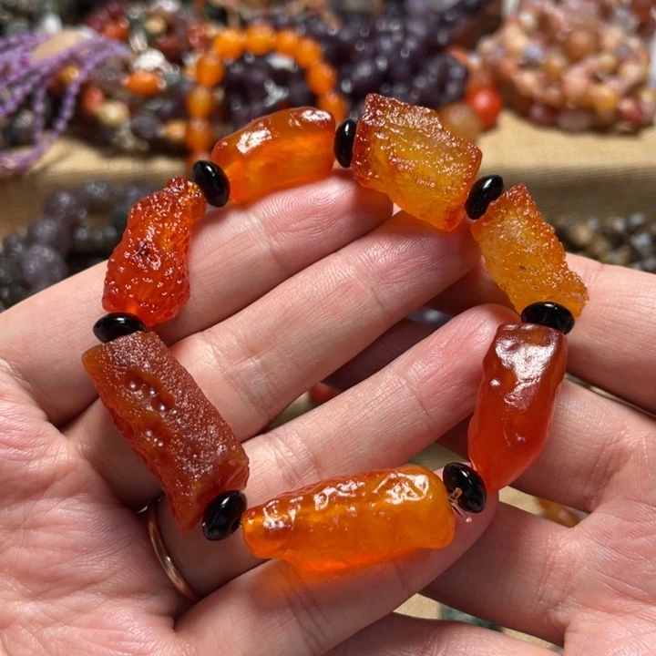 玛瑙/玉髓合金手链