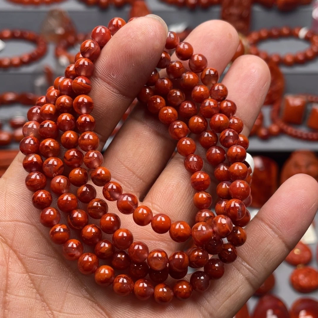 南红玛瑙未镶嵌珠宝奇石多圈5➕