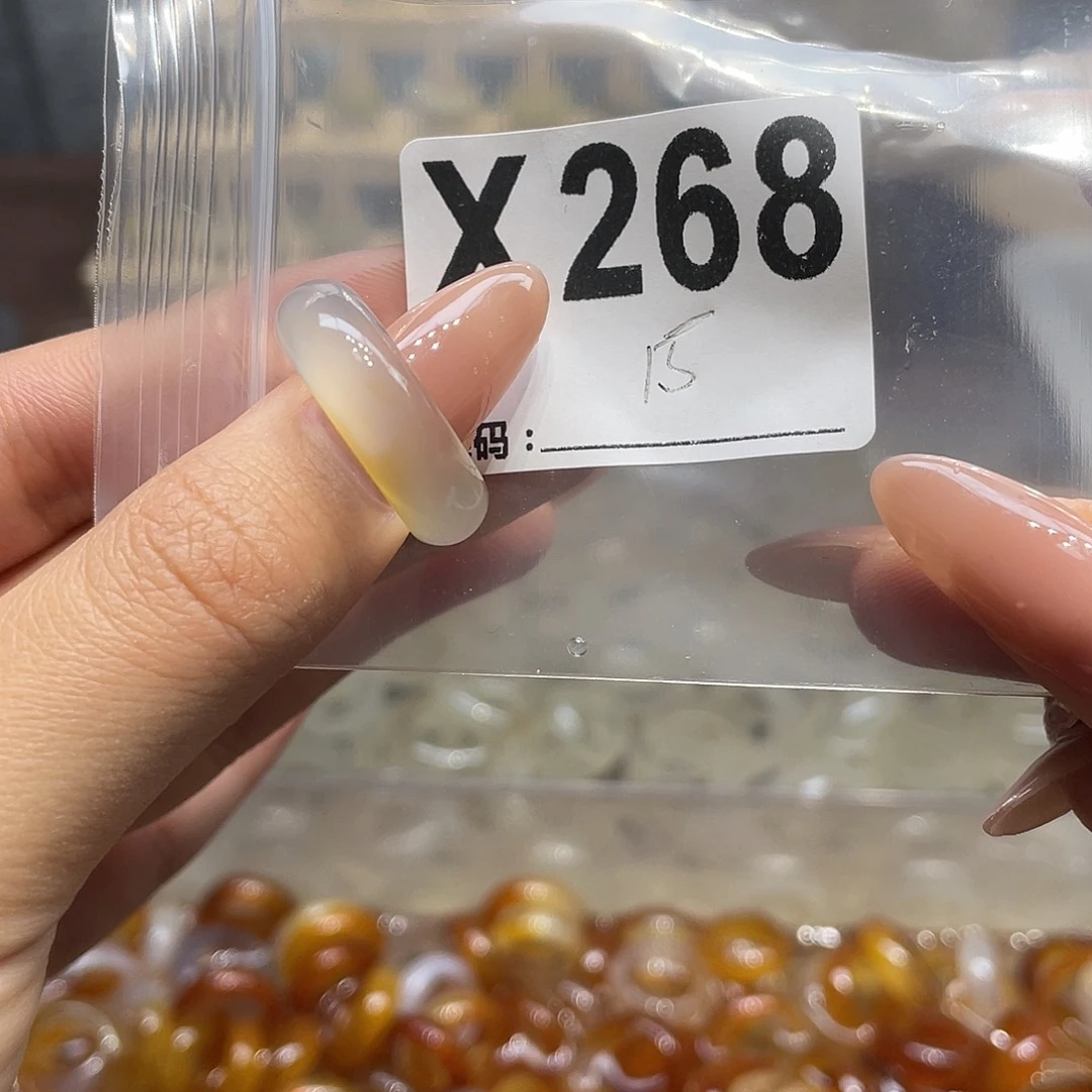 玛瑙/玉髓未镶嵌戒指268