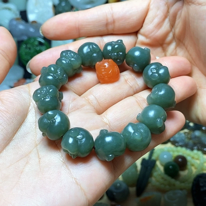 【闪购商品】手链未镶嵌和田玉三****姐