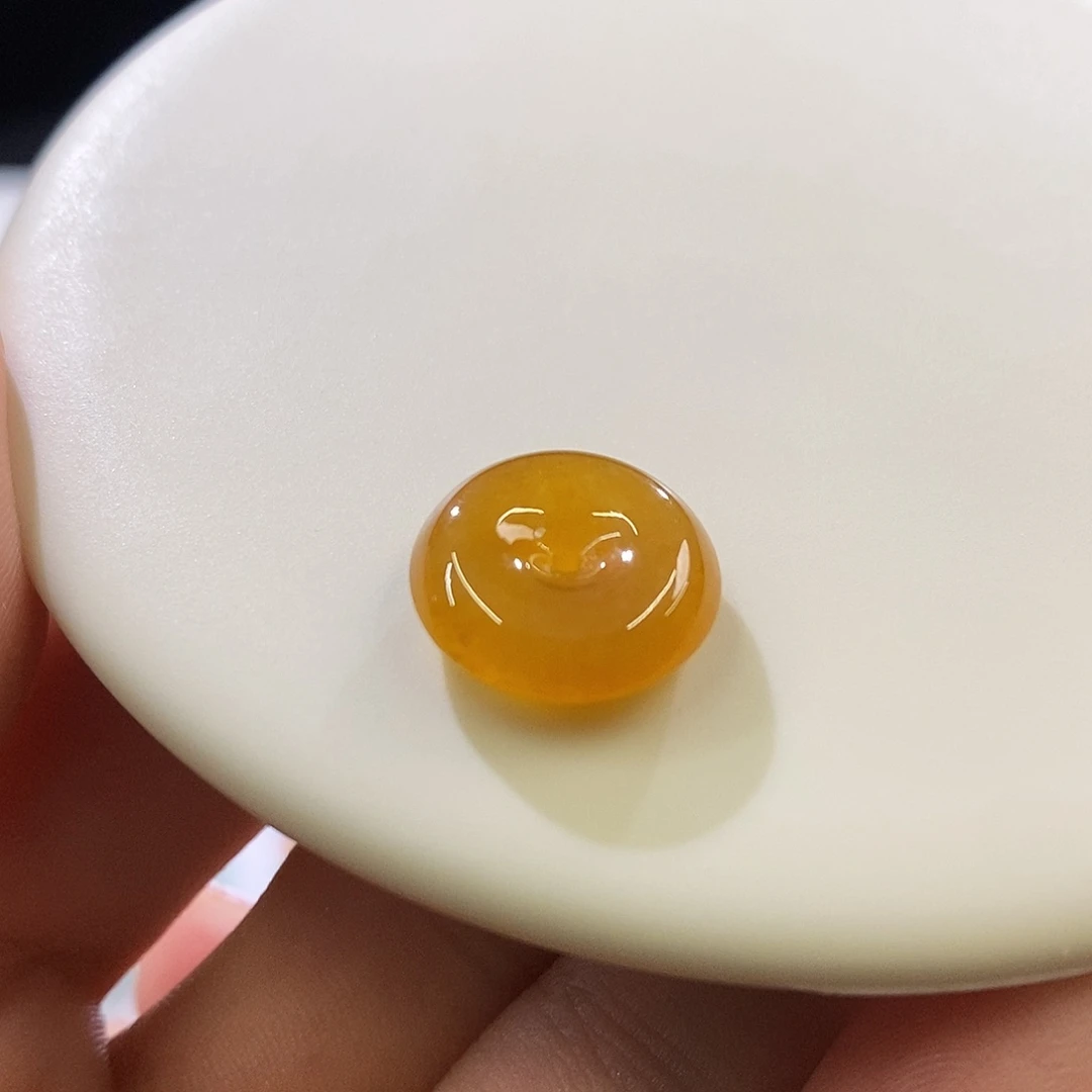 未镶嵌挂件翡翠冰油黄