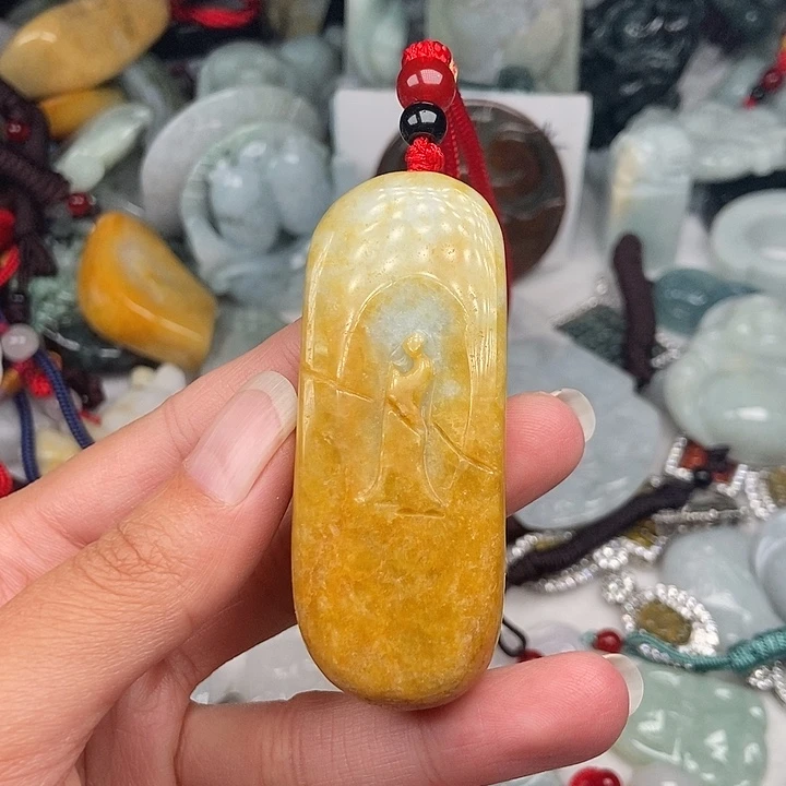 翡翠未镶嵌颈饰翡翠