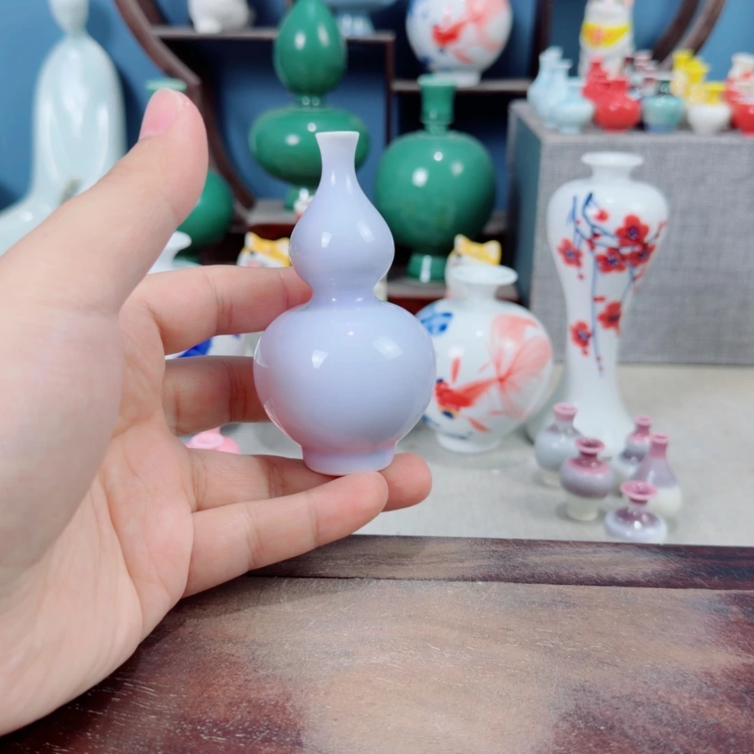陶瓷手工小花器摆件