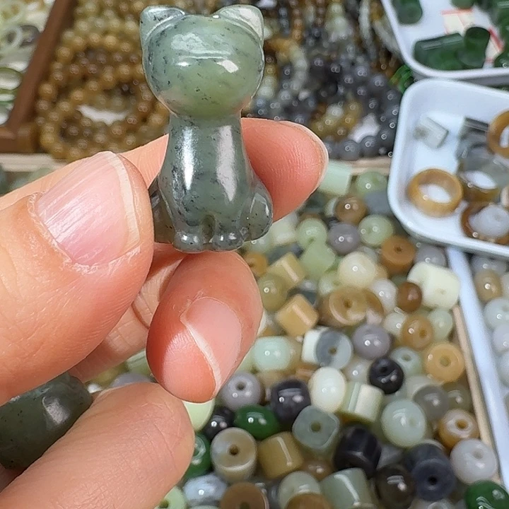 和田玉未镶嵌颈饰1526