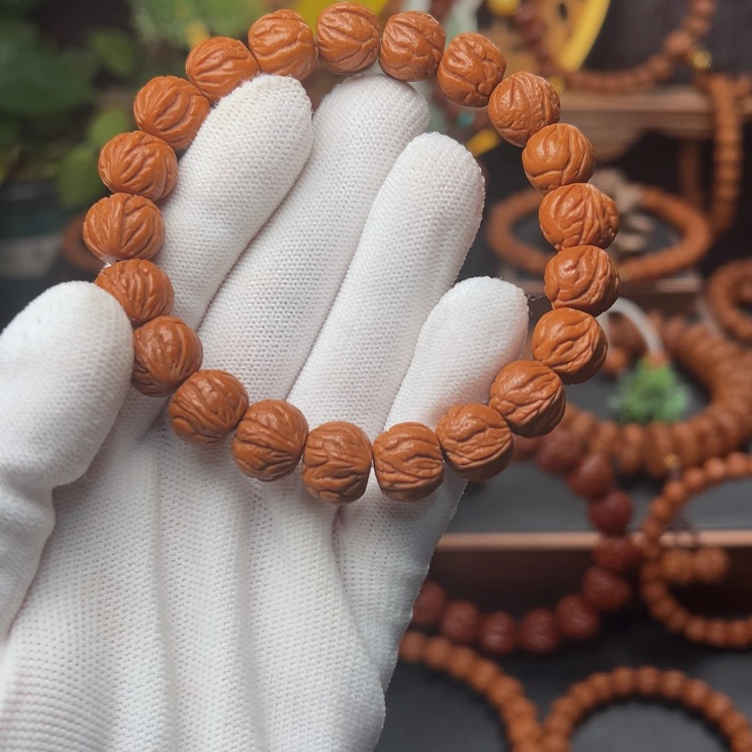 吊坠桃核1.2玉龙脊手串