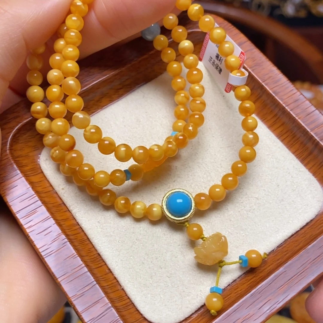 【闪购商品】蜜蜡手链未镶嵌手串