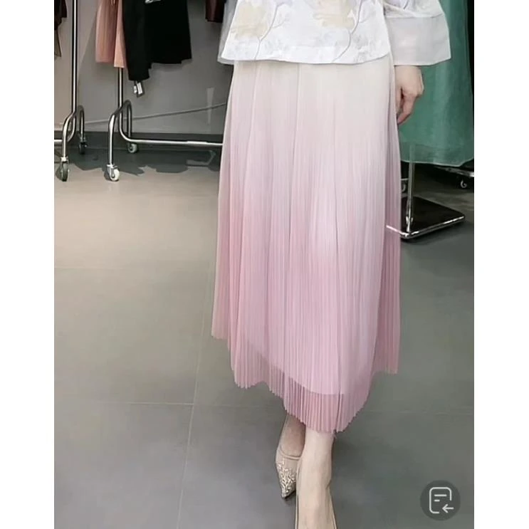 【奥兰多多&杨子家轻奢定制】新款渐变两穿半裙8617