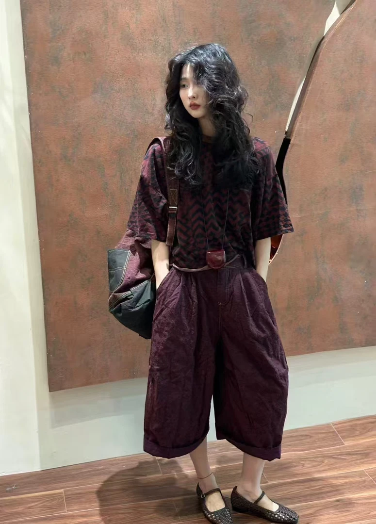 宽松百搭色休闲上衣