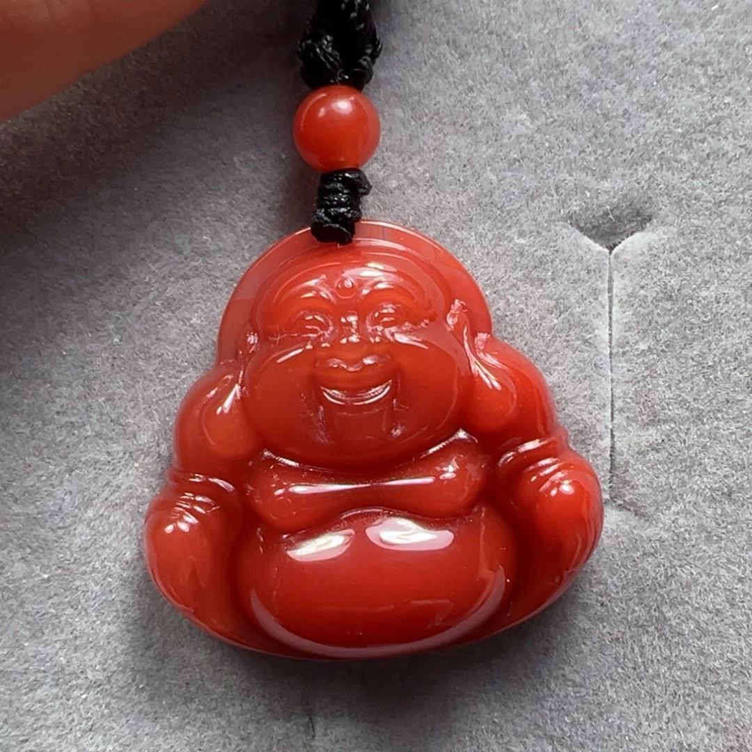南红玛瑙未镶嵌吊坠