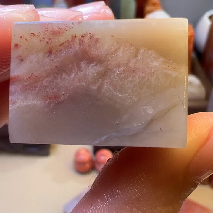 寿山石印石小方块萝卜丝