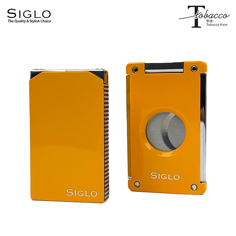 官方正品 香港Siglo世纪雪茄剪打火机套装双焰打火机方便补火创意