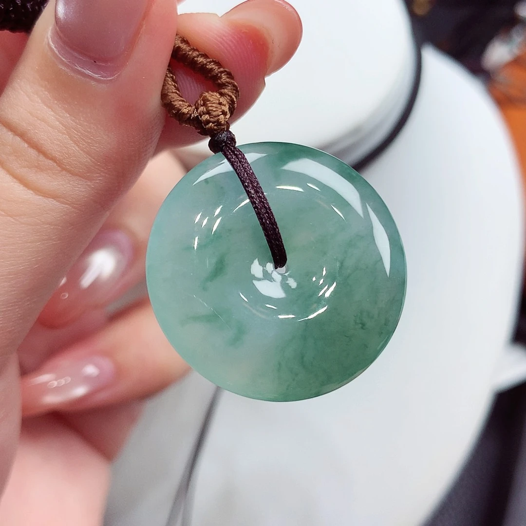 翡翠未镶嵌颈饰翡翠10，27.1/5.8