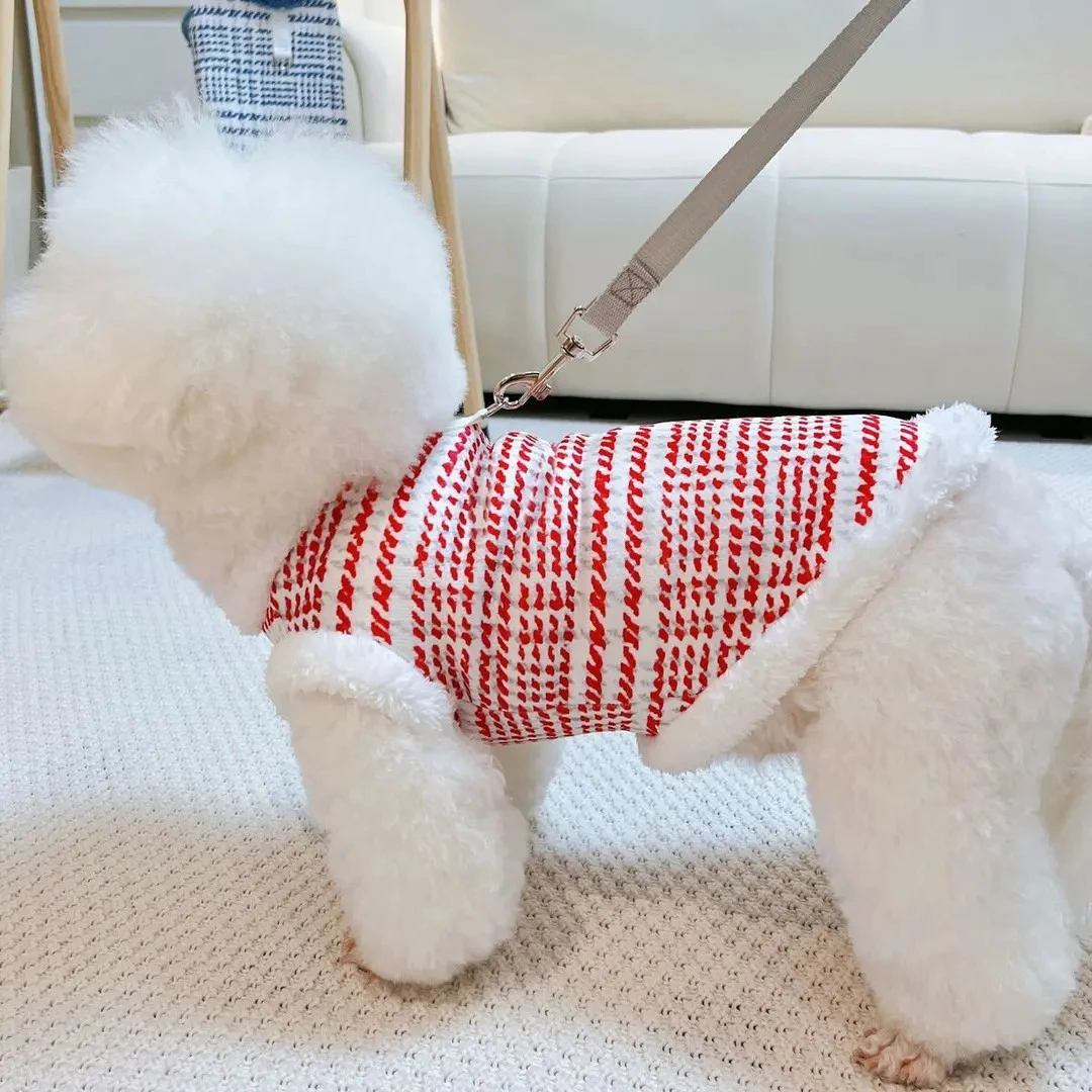 宠物狗狗猫咪东北花棉袄大花袄喜庆过年保暖冬季防掉毛小中大型犬