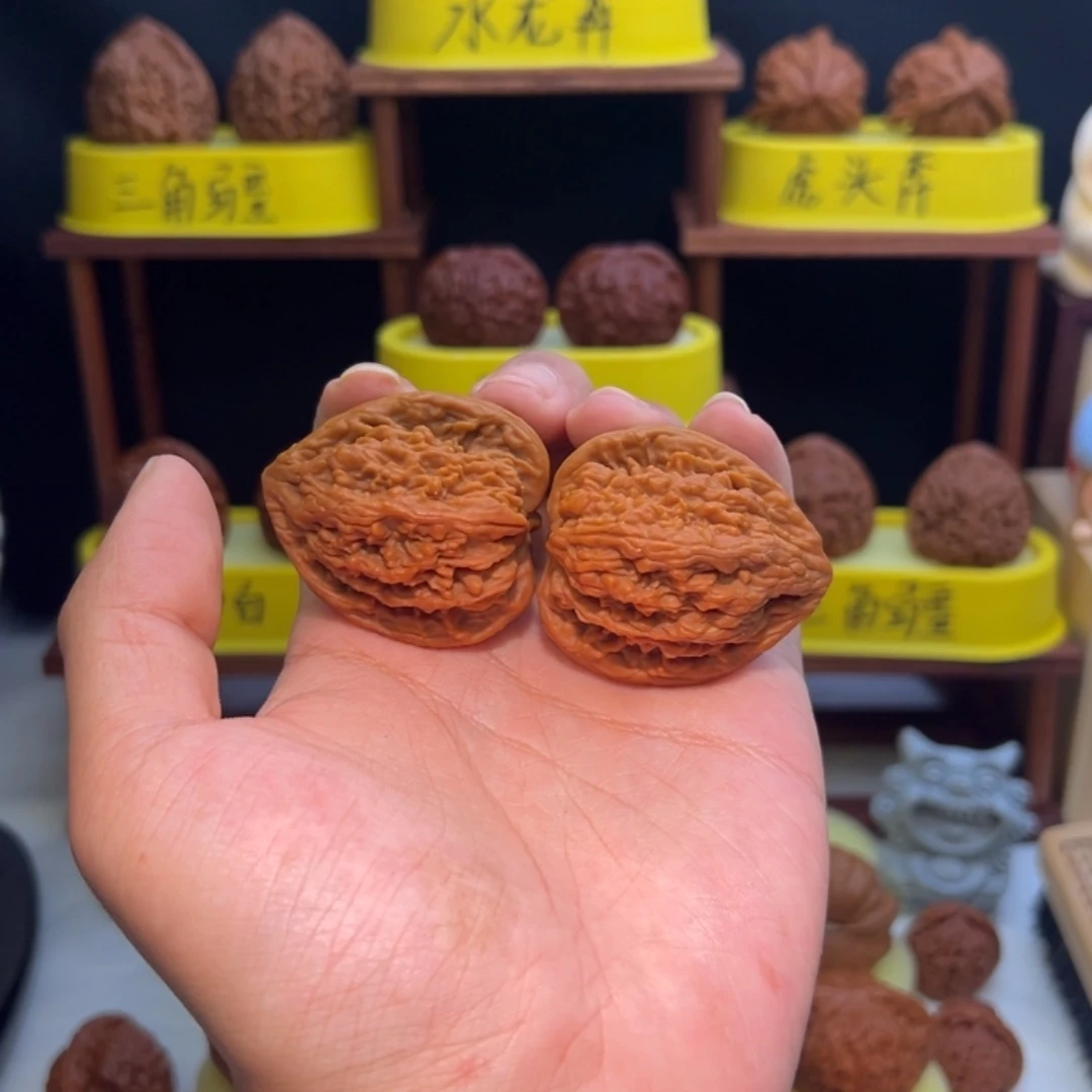 吊坠文玩核桃【老孙家】全品41虎头王