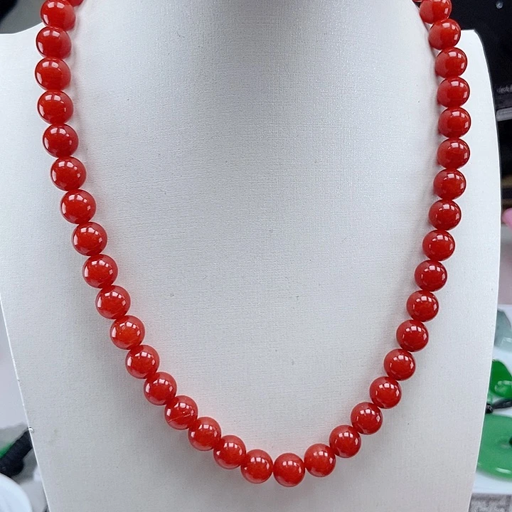 翡翠颈饰未镶嵌项链