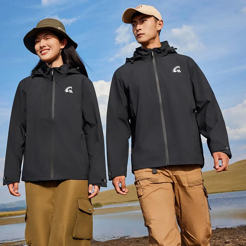 秋冬季冲锋衣外套防风防水男女同款外套
