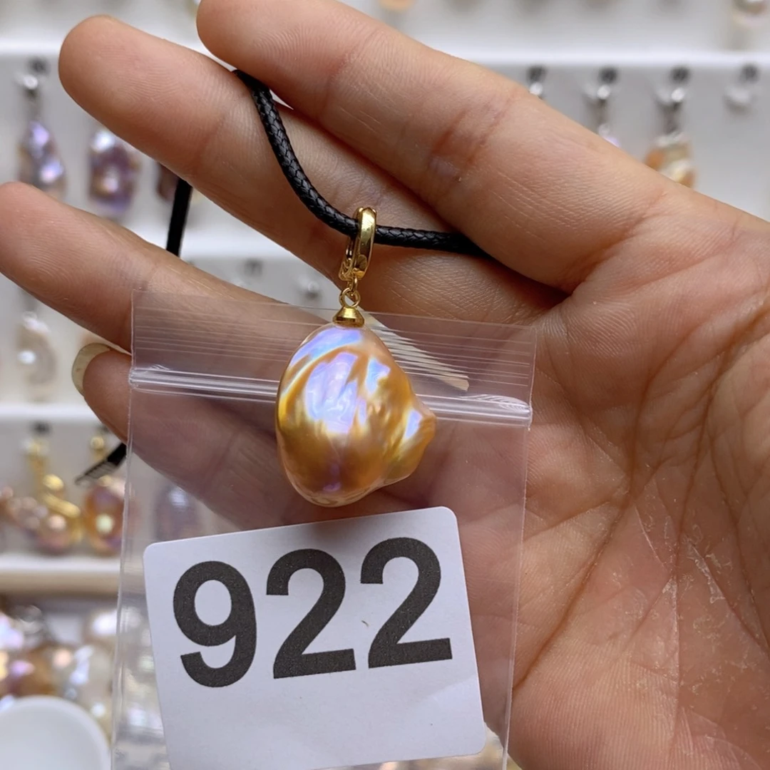 淡水珍珠颈饰银S925镶嵌922