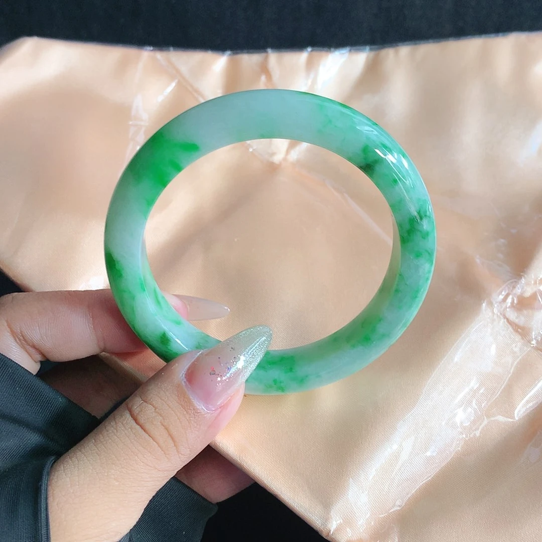 未镶嵌手镯翡翠57圈2078